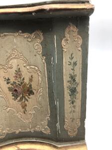 Rare antique Venetian miniature dresser on clawfeet 