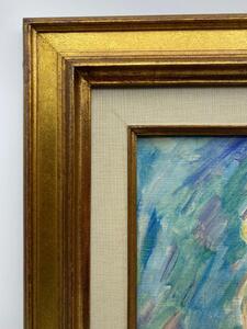 William Malherbe Impressionist female portrait painting 