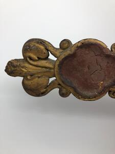 17th century French wooden procession cross