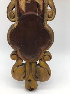 17th century French wooden procession cross