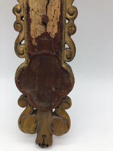17th century French wooden procession cross