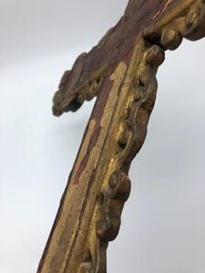 17th century French wooden procession cross