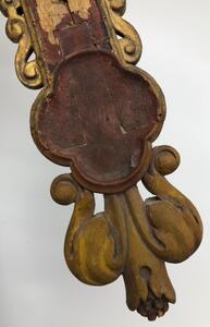 17th century French wooden procession cross