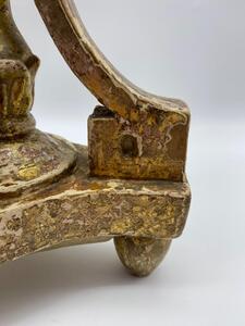 Beautiful antique pair of Giltwood Italian candlesticks