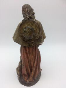 Religious wooden statue Saint Roche