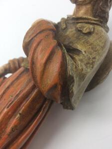 Religious wooden statue Saint Roche