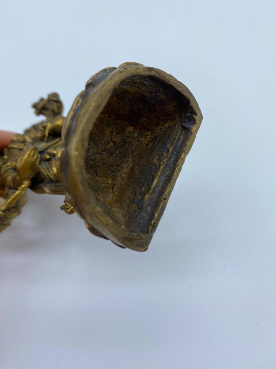 XX century bronze gilded Buddha Lokesvara Tibet 