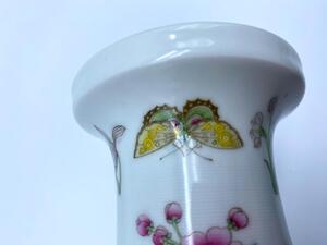 A pair of Chinese Famille rose porcelain vases 